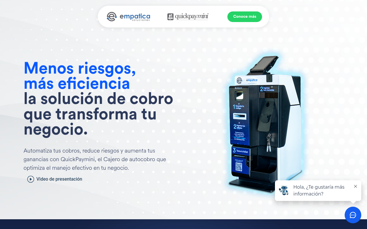 Captura del proyecto QuickpayMini Landing