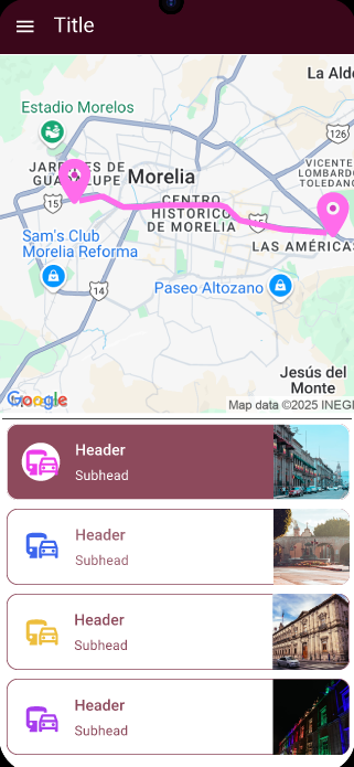 Captura del proyecto Ruta360M